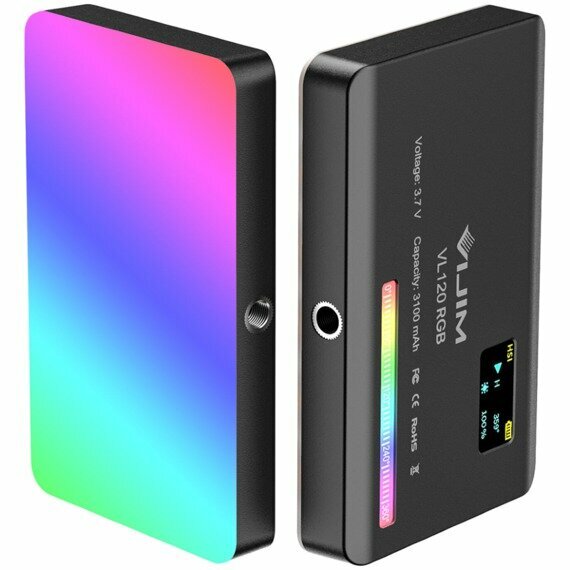 Осветитель Ulanzi VL120 RGB 5W (2500-9000K) 3100mAh