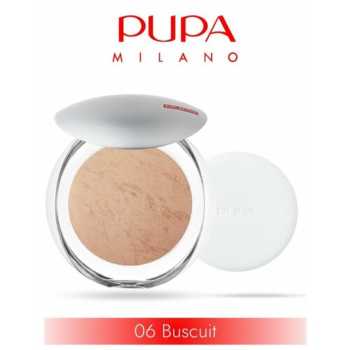 PUPA Компактная запеченная пудра Luminys - 06 pupa luminys румяна пудра иллюминатор baked all over illuminating blush powder 01 stripes rose