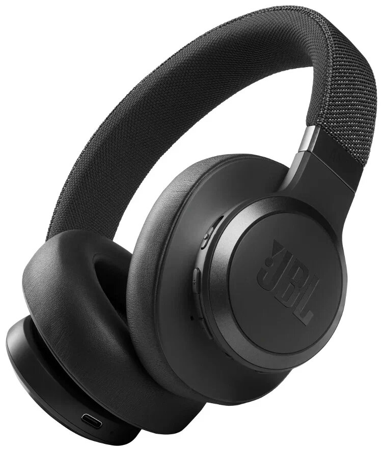 Беспроводные наушники JBL Live 660NC, mini jack 3.5 mm, черный