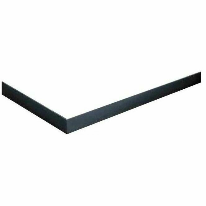 Экран для поддона Cezares Tray-AS-A-100-100-SCR-NERO цвет чёрный матовый