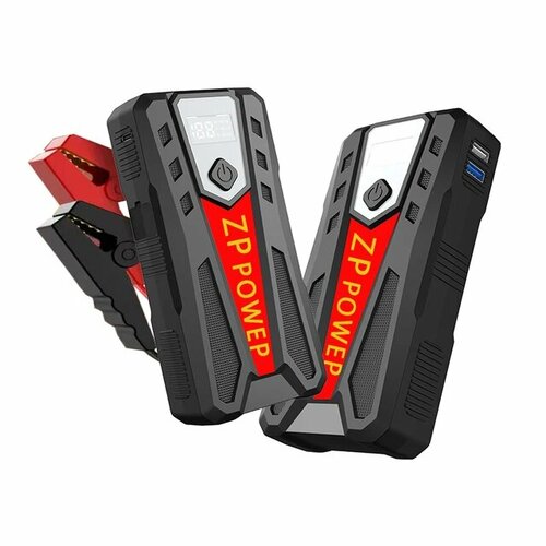 Автомобильное пусковое устройство ZP POWER 1000A внешний аккумулятор 6400 мАч портативная аккумуляторная станция для 35л6л автомобильного аварийного пускового устройства пусковое устройство 589900₽