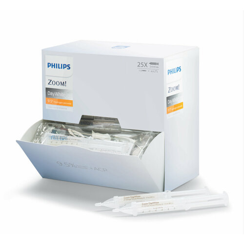 Philips Zoom Day White 9,5% для домашнего отбеливания зубов 25 шприцов