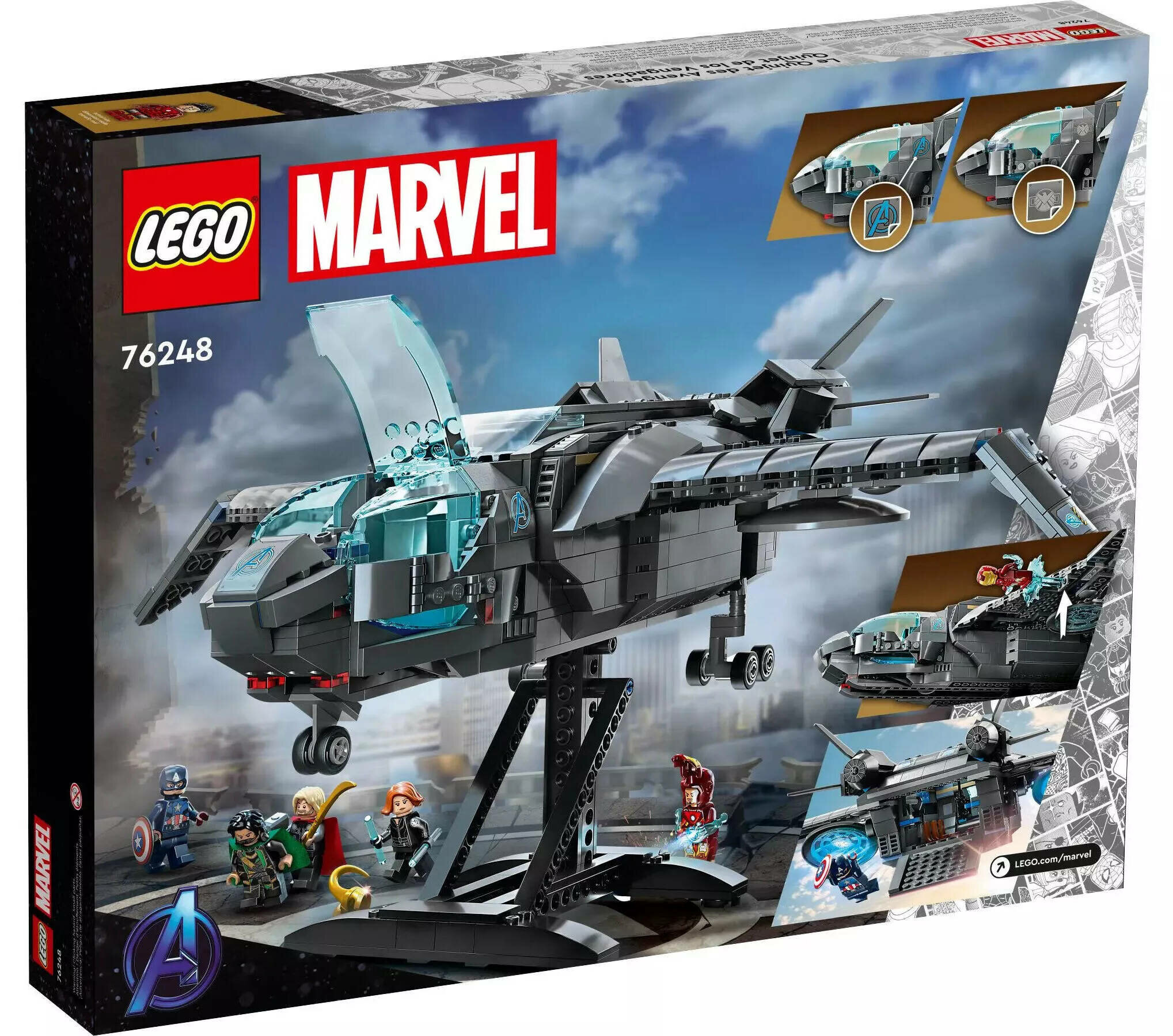 LEGO Marvel Super Heroes, The Avengersin Quinjet