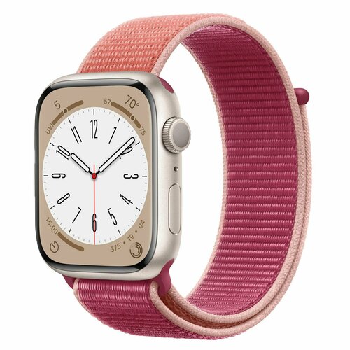 Ремешок Apple Sport Loop Pomegranate 42-44-45-49mm MWU02ZM/A. Товар уцененный ремешок apple sport loop light pink 42 44 45 49mm mt5f3zm a