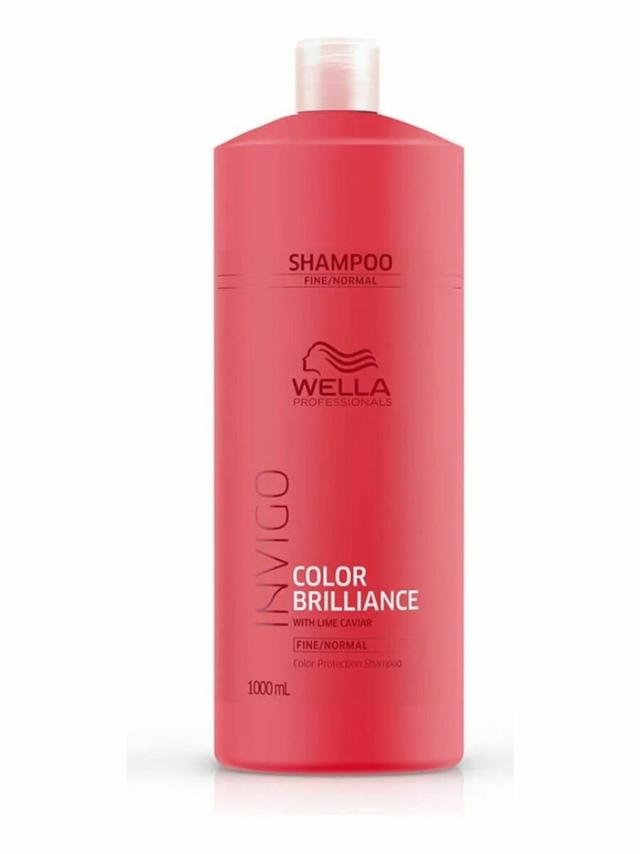 Wella INVIGO Color Brilliance FINE - Шампунь для окрашенных нормальных и тонких волос 1000 мл