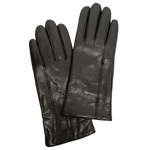 фото Перчатки kasablanka, размер 6,5, черный