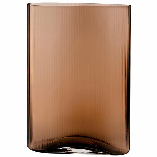Хрустальная ваза для цветов Туман 38 см коричневый серия Mist Nude Glass ND15557_1101322 23230₽