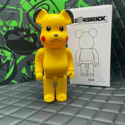 Фигурка Bearbrick Пикачу 28см 400% рюкзак эш и пикачу pokemon розовый 8