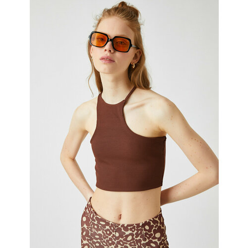 фото Топ koton, размер s, коричневый