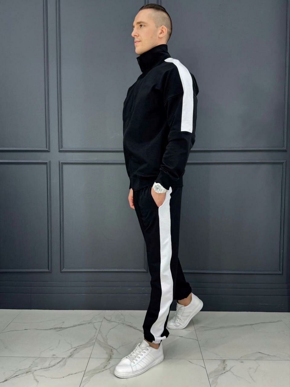 Комплект одежды Jools Fashion летний спортивный с олимпийкой и джоггерами