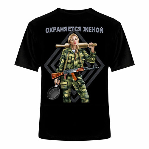 фото Футболка, размер 56, черный banzai