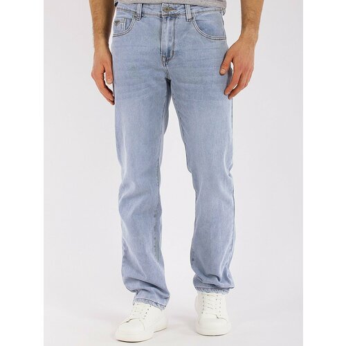 Джинсы классические Dairos, размер 34/32, голубой джинсы классические o stin размер 32 34 inch голубой