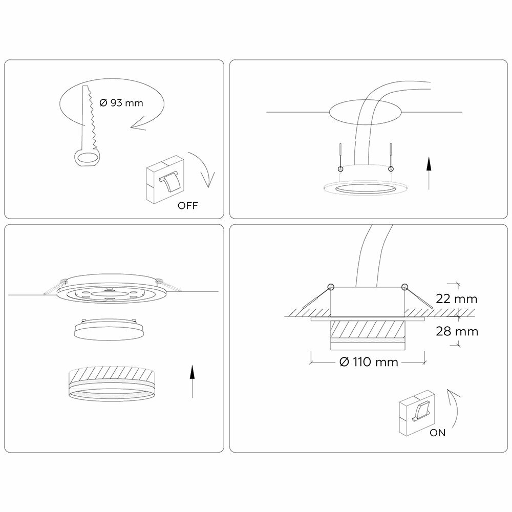 Встраиваемый светильник Ambrella Light GX53 Acrylic tech TN5219 - фотография № 9