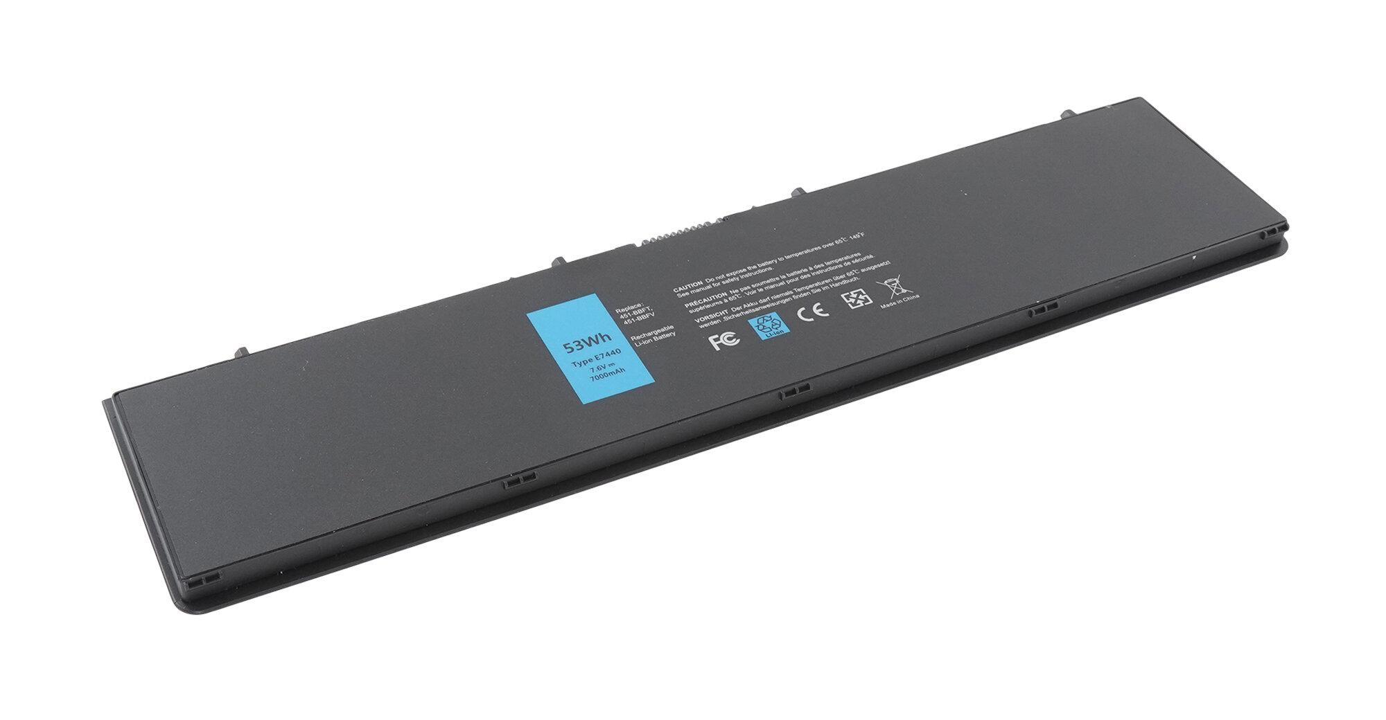 Аккумуляторная батарея для ноутбука Dell Latitude E7440 7.6V (7000mAh)