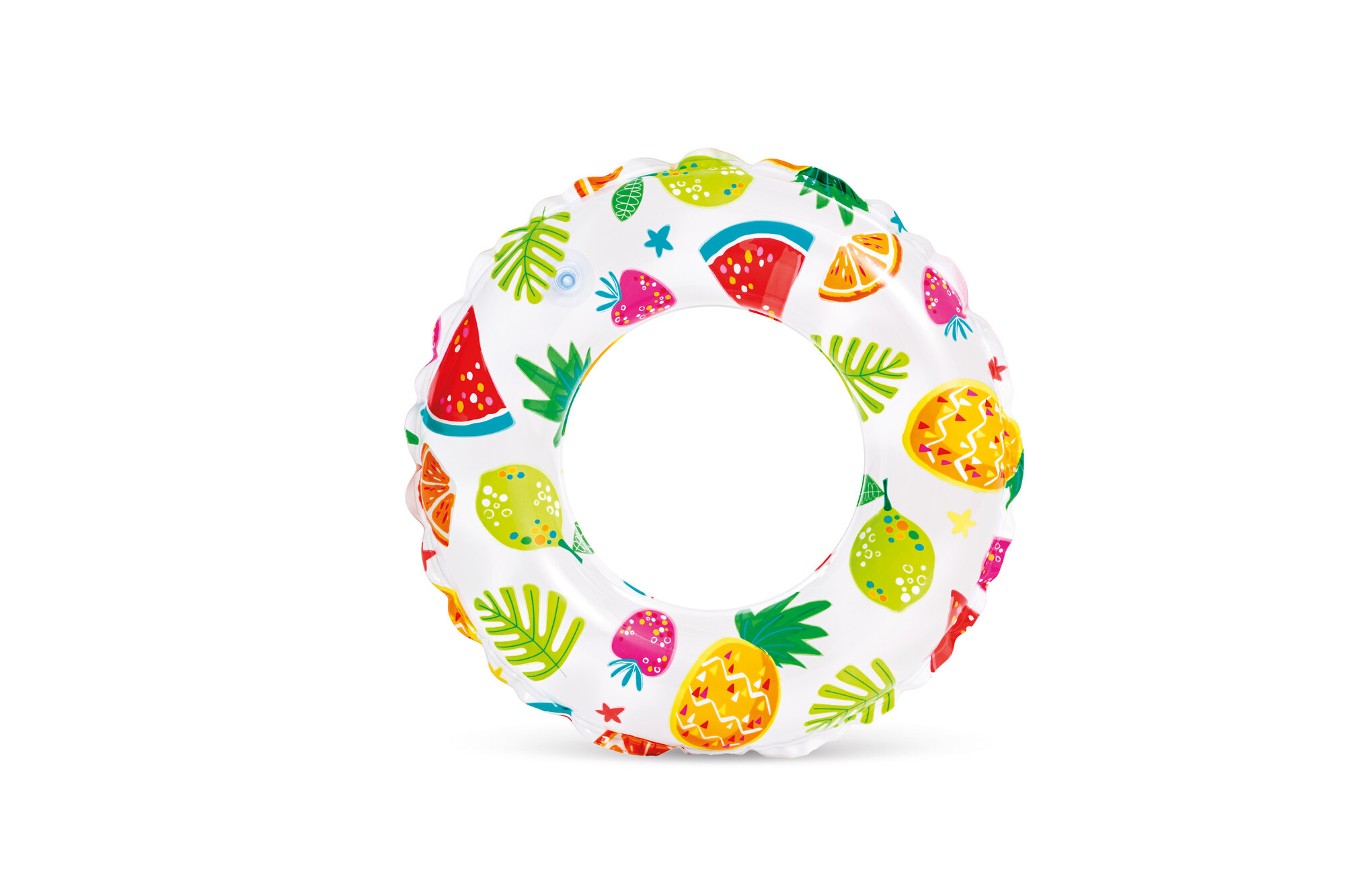 Круг надувной детский для плавания "Яркие круги" (фрукты) 61см, 6-10 лет, Intex 59241NP