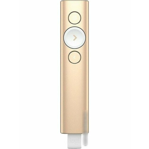 Презентер Logitech Spotlight Radio USB (30м) золотистый (910-004866)