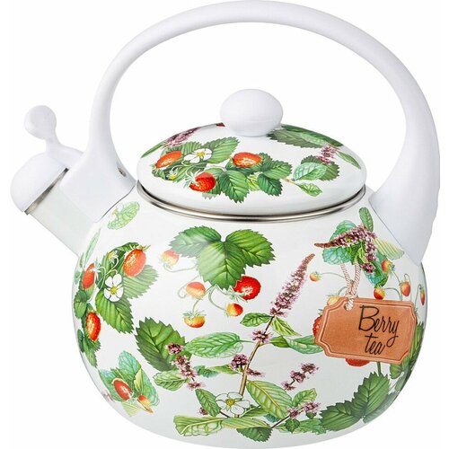 фото Чайник со свистком berry tea объем: 2200 мл agness
