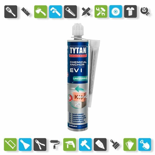 Анкер химический Tytan универсальный EV-I (300 мл) химический анкер tytan professional ev i 300мл