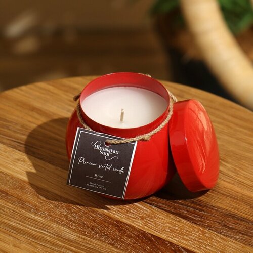 Свеча ароматическая в баночке 150 гр парафин rose 749₽