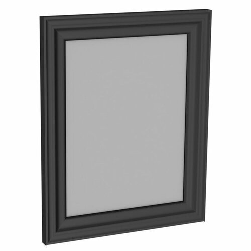 Зеркало навесное в раме кантри 400х24х500мм черный сосна 4157₽