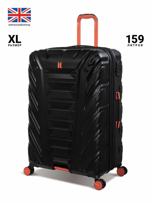 Чемодан IT Luggage, 159 л, размер L, черный