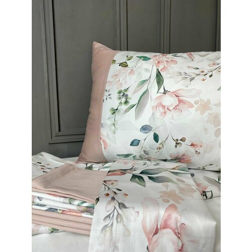 Постельное белье евро хлопок с европростыней