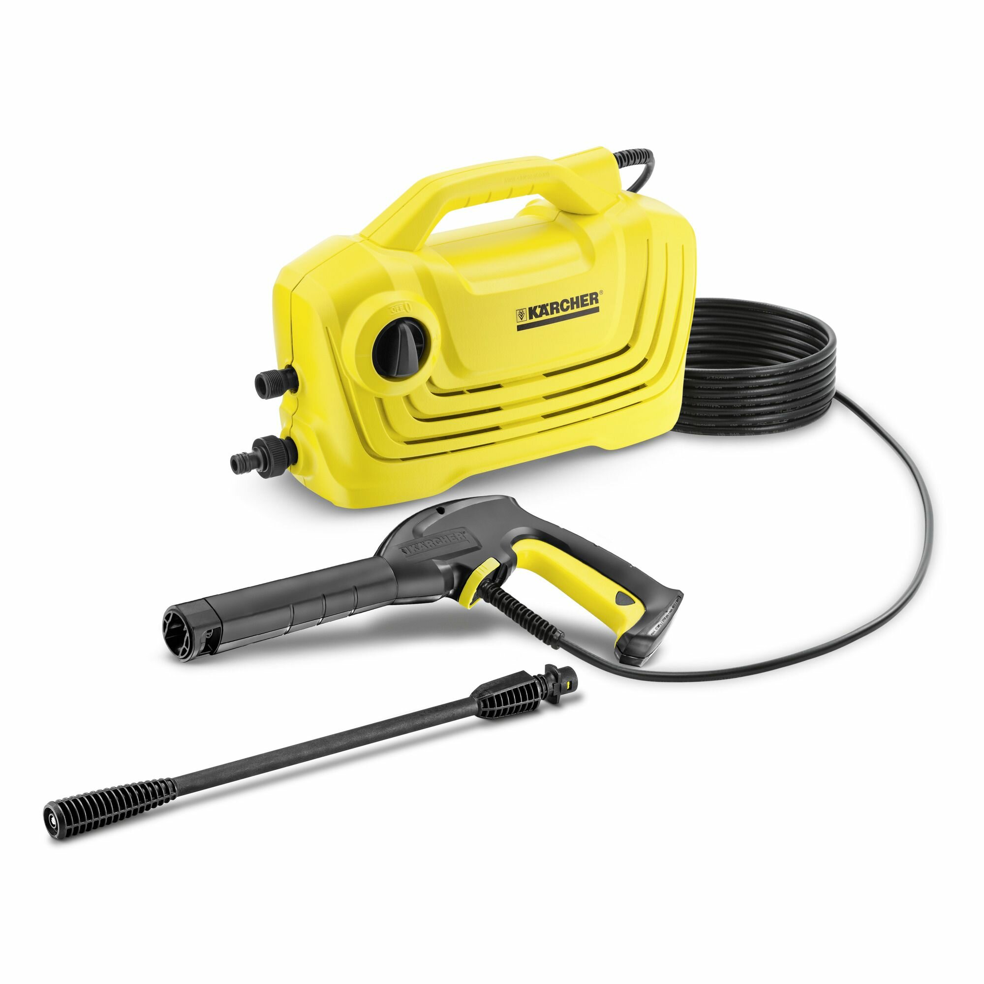 Мойка высокого давления Karcher K 2 Classic 1.600-979.0, с встроенным фильтром для воды, производительность 360 л/ч, 110 бар