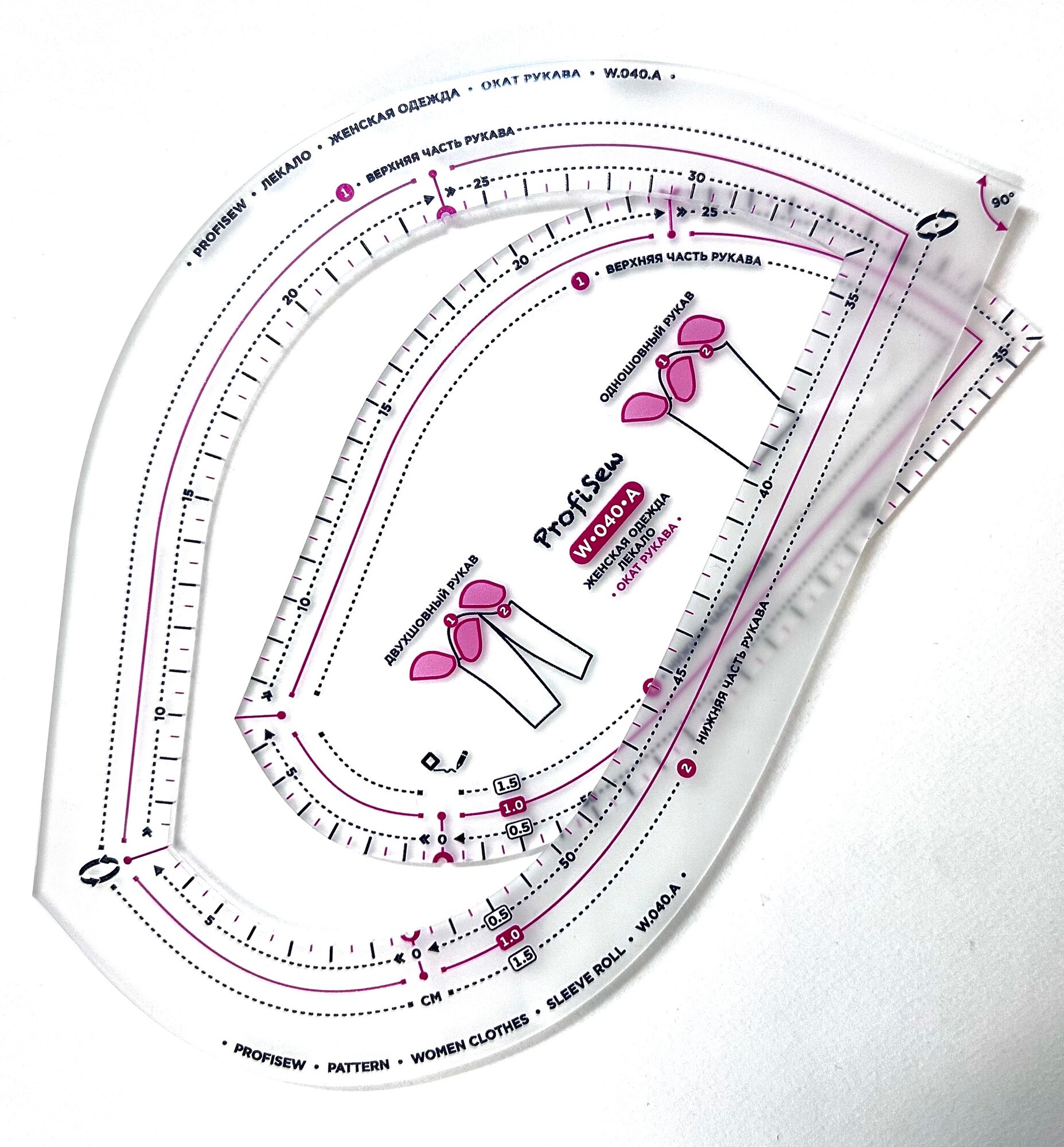 ProfiSew W.040. A - Лекало "Женская одежда. Окат рукава"