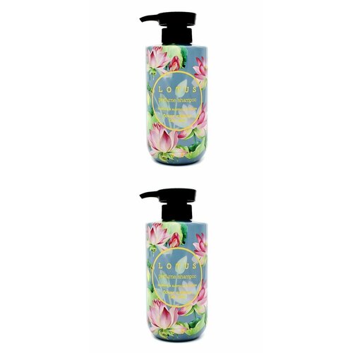 Jigott Шампунь для волос Lotus Perfume Shampoo с экстрактом лотоса парфюмированный 500 мл 2 шт 2083₽