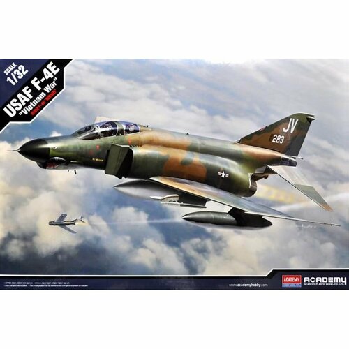 Academy сборная модель 12133 USAF F-4E Vietnam War 1:32 free shipping 1 35 resin gray soldier model vietnam war vietnam resin boat unassembled and uncolored