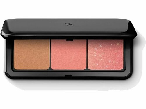 Палетка для лица: бронзер и румяна KIKO MILANO MULTI FINISH TRIO BLUSH AND BRONZER PALETTE