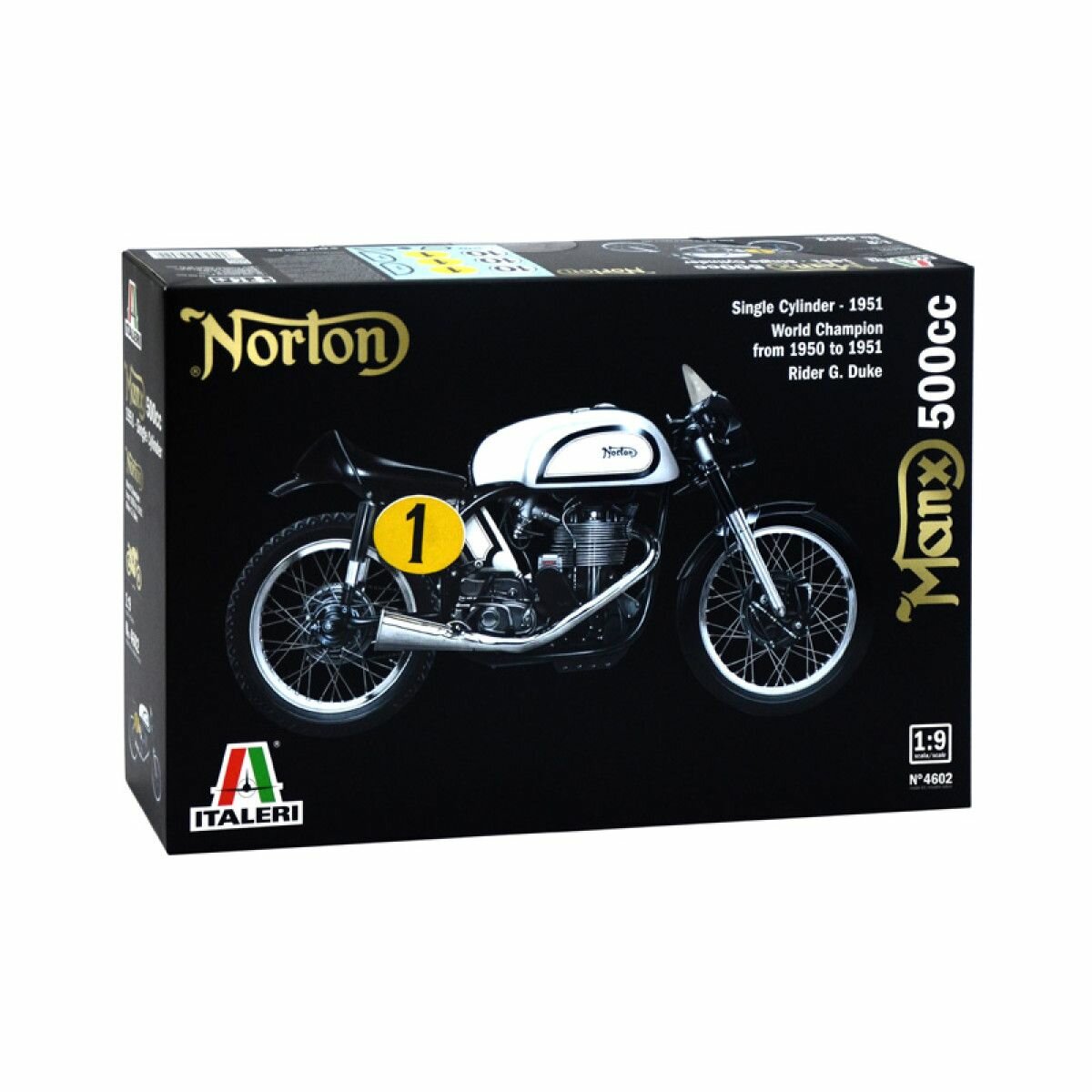 Italeri Сборная модель 4602 NORTON MANX 500cc 1951 1:9