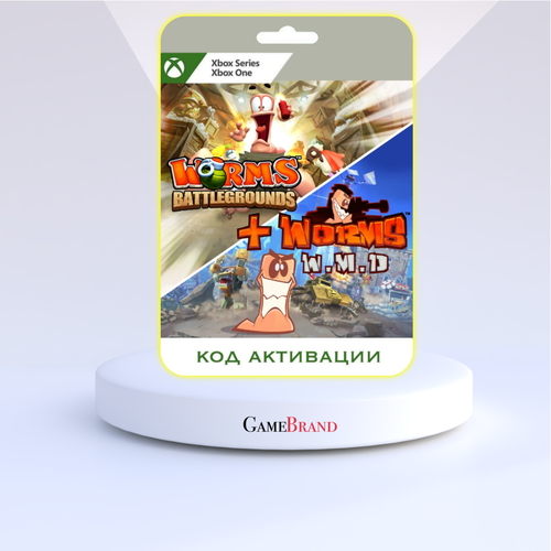 Игра Worms Battlegrounds + Worms W.M.D Xbox (Цифровая версия, регион активации - Аргентина) worms revolution gold edition [pc цифровая версия] цифровая версия