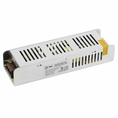 Блок питания ЭРА 24V 150W IP20 6,25A LP-LED-150W-IP20-24V-M Б0044747 блок питания эра lp led 60w ip20 24v p