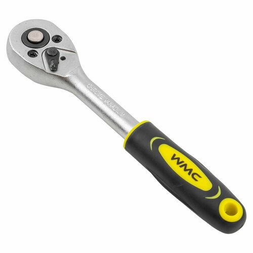 Трещотка реверсивная с резиновой ручкой 14L-155мм 24зуб WMC TOOLS WMC-8022280224 520₽