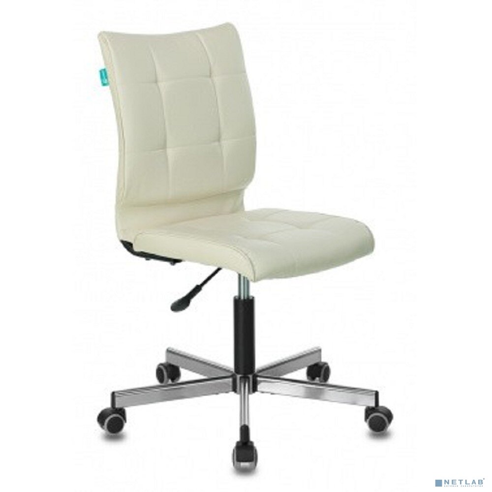 BURO Офисное кресло или стул бюрократ CH-330M/BEIGE, на колесиках, искусственная кожа, бежевый (1140657) Бежевый
