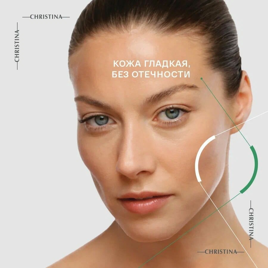 Восстанавливающая противоотечная маска для кожи вокруг глаз Nutrient Depuff Vitamin Eye Mask Christina - фото №14