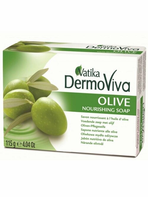 Мыло Vatika Naturals Olive Soap - с экстрактом оливы 115 гр.