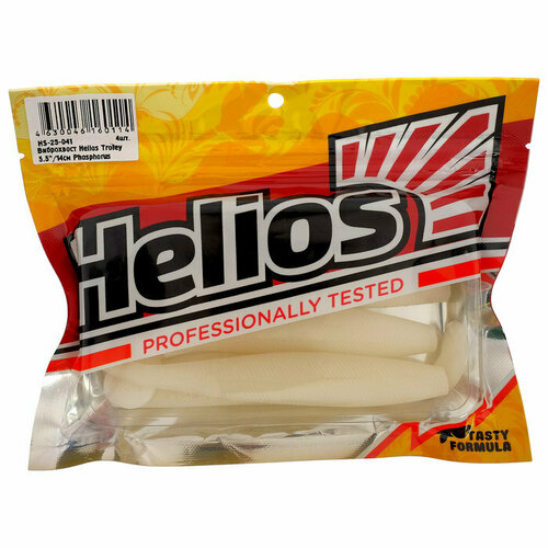 Виброхвост Helios Trofey Phosphorus, 14 см, 4 шт. (HS-25-041) (комплект из 5 шт) виброхвост helios trofey phosphorus 14 см 4 шт hs 25 041