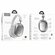 Стереонаушники Bluetooth полноразмерные Hoco W35 Max V5.3/45ч сер...