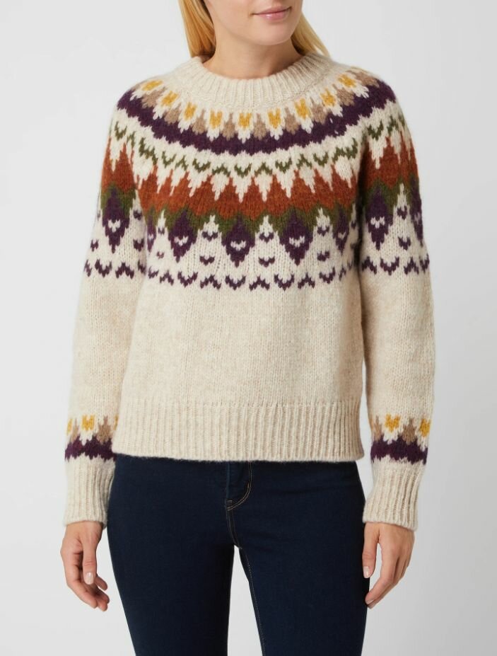 Джемпер GANT WINTER FAIRISLE CREW