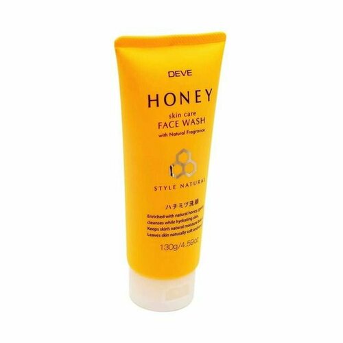 Kumano Пенка для умывания Мёд Deve Honey Facial Cleansing Foam,130 г