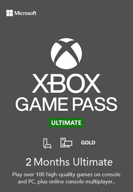 Подписка Xbox Game Pass Ultimate 2 месяца