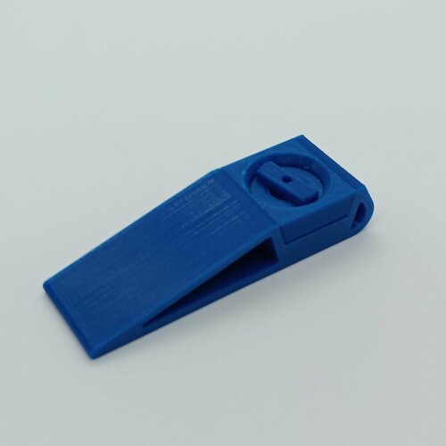 Блок шлифовальный, Держатель для наждачной бумаги, размер Д90хШ30хВ20мм, цвет синий