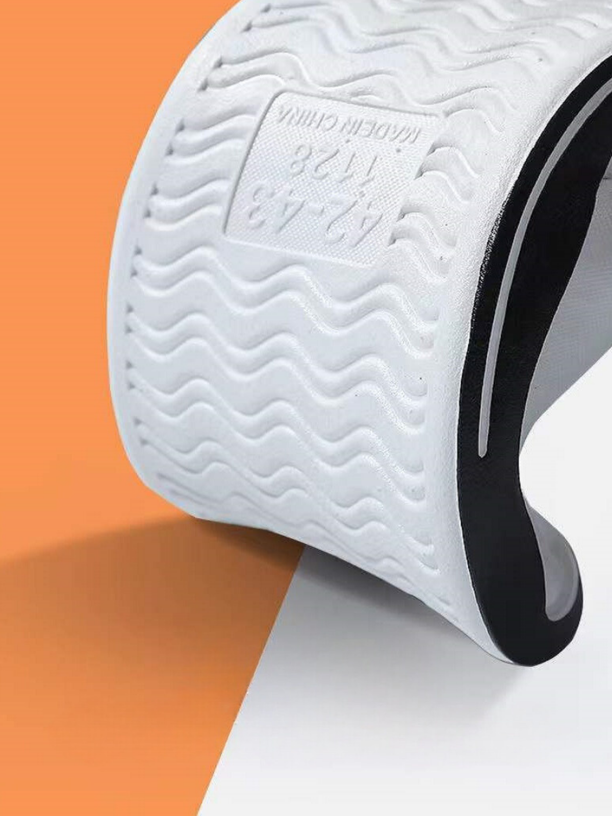 Шлёпанцы  лето 2025, размер 46/47, белый, — фото 1