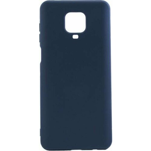 Чехол-накладка Silicone Case для Xiaomi Redmi Note 9 Pro/ Redmi Note 9S Синий чехол накладка krutoff silicone case для xiaomi redmi 12c черный