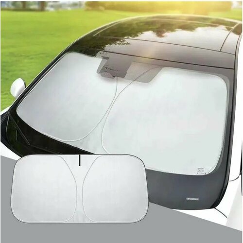 Солнцезащитный гибкий экран для лобового стекла 145х80 см 899₽