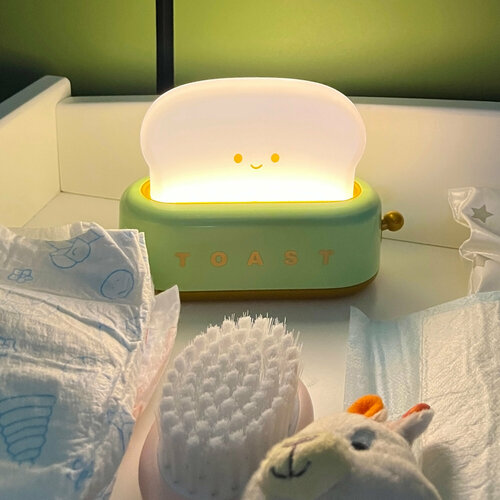 Светодиодный диммируемый светильник-ночник GLANZEN RPD-0001-toaster-green 750₽