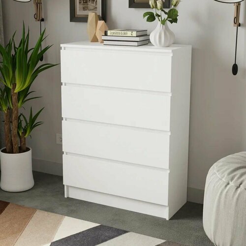 Комод Мальм-4 80х92 Белый 10465₽