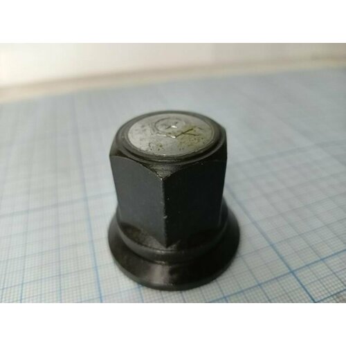 Гайка колеса М181535 Г-3302 с пшайба S27 черный фосфатхром Крепкий Орешек 3302-3101034 406₽